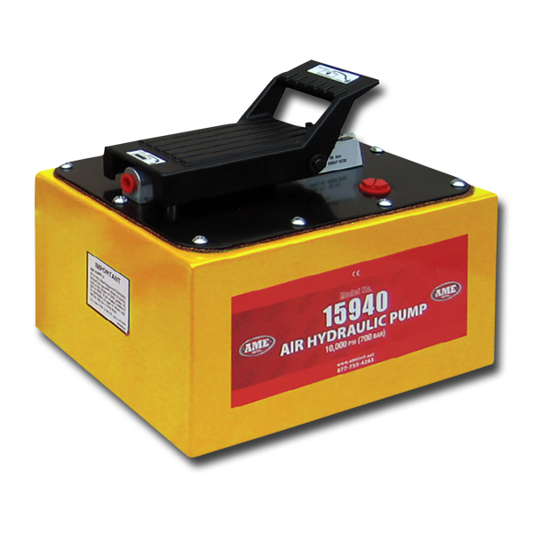 AME 2 Gallon Air Hydraulic Pump w/ Steel Reservoir - Storage